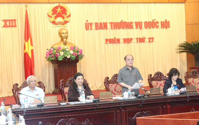 Khai mạc phiên họp thứ 27 Ủy ban Thường vụ Quốc hội ảnh 1